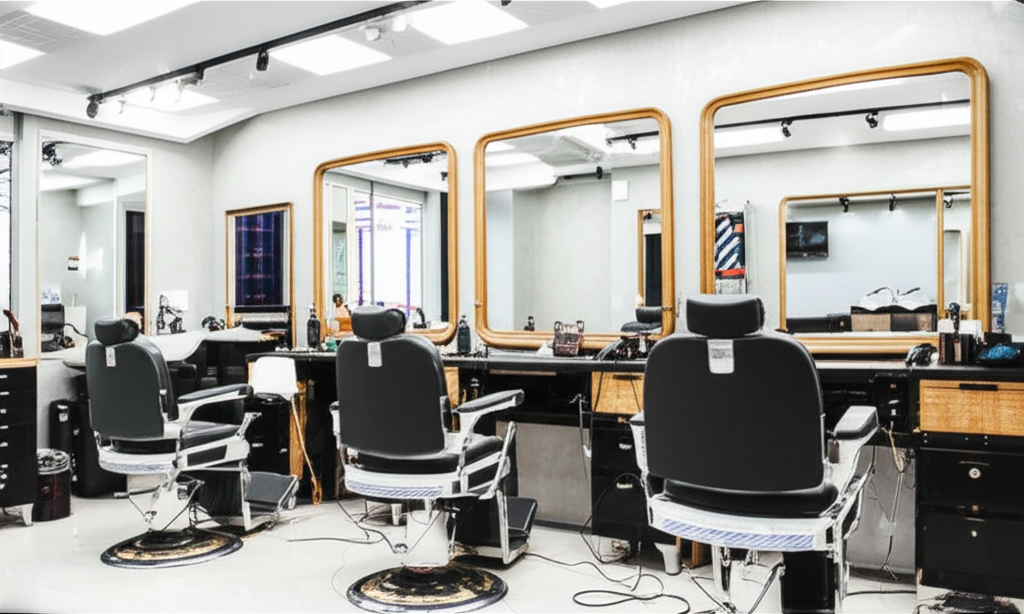 Blended Craft Barber Studio Interior
